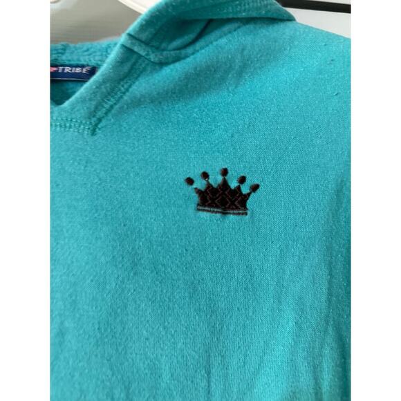 Y2K Girl Tribe Girl's Teal Sweatshirt Size 10/12 - Picture 3 of 4